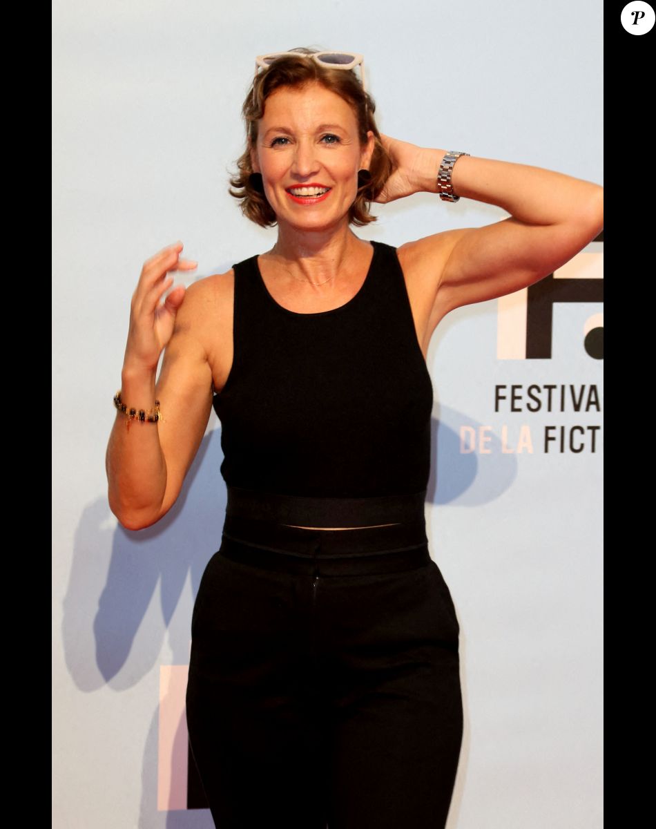 Alexandra Lamy - Soirée d'ouverture de la 24ème édition du Festival de la Fiction TV de la Rochelle le 13 Septembre 2022. © Patrick Bernard/Bestimage