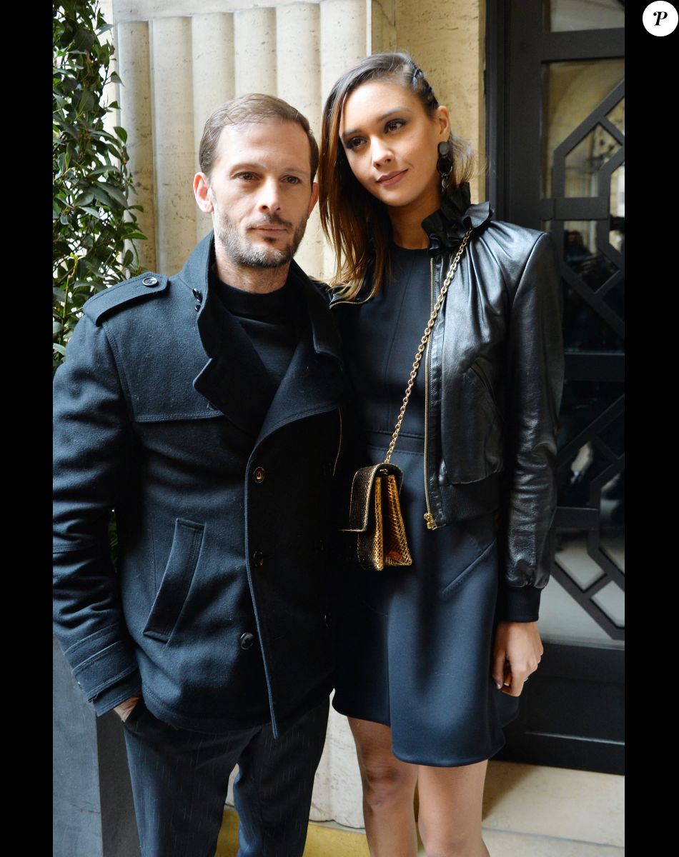 Nicolas Duvauchelle et sa compagne Anouchka Alsif - Arrivées au défilé de mode "Lanvin", collection prêt-à-porter automne-hiver 2018/2019, à Paris. Le 28 février 2018 © CVS-Veeren / Bestimage