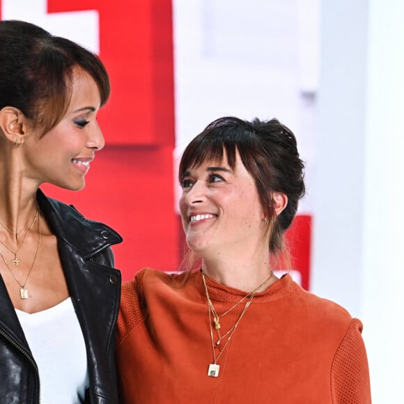 Exclusif - Sonia Rolland et Beatrice De La Boulaye - Enregistrement de l'émission "Vivement Dimanche" au Studio Gabriel, présentée par M.Drucker et diffusée le 25 septembre sur France 3 © Guillaume Gaffiot / Bestimage