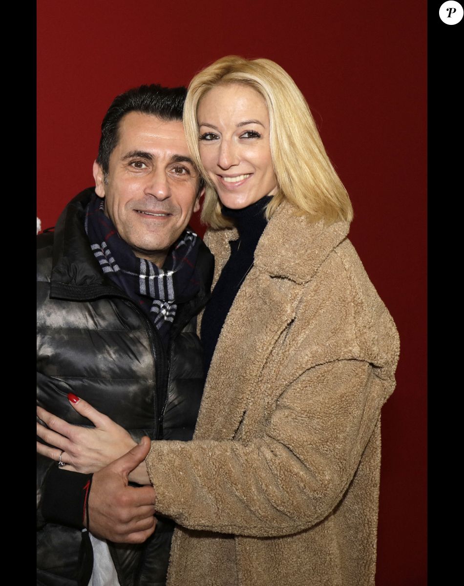 Bébert, Les Forbans (Albert Kassabi) et sa compagne Astrid - Soirée de l'arbre de Noël de l'association Citéstars au cirque Phénix en présence de 80 enfants défavorisés et maltraités à Paris le 9 janvier 2022. © Cédric Perrin/Bestimage