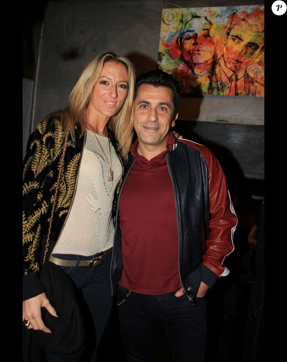 Albert Kassabi (Bebert des Forbans) et sa femme Astrid - Soirée d'ouverture du restaurant Dudas's à Paris le 8 novembre 2018. © Philippe Baldini/Bestimage