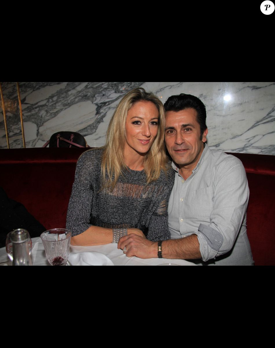 Albert Kassabi (Bébert des Forbans) et sa compagne Astrid - People à l'anniversaire de Christine Blanc au restaurant Noto à Paris. Le 9 décembre 2019 © Baldini / Bestimage