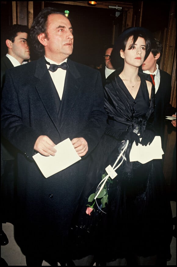 Richard Bohringer et sa fille Romane - Soirée des César 1993