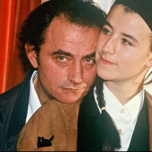 Richard Bohringer et sa fille Romane - Remise du prix Georges de Beaurgard aux lauréats en 1992