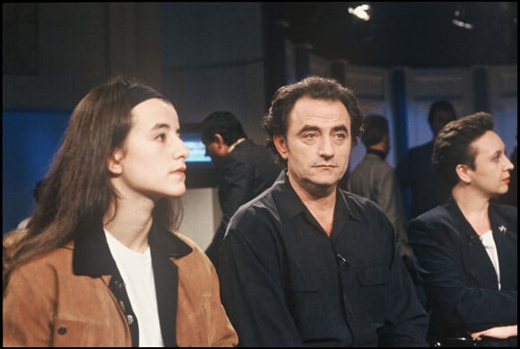 Richard Bohringer et sa fille Romane en 1994