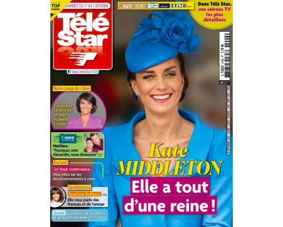 Couverture du magazine Télé Star du lundi 26 septembre 2022