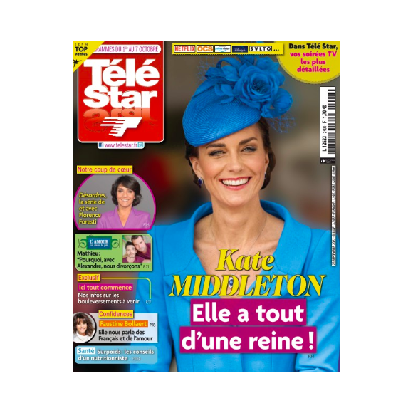 Couverture du magazine Télé Star du lundi 26 septembre 2022