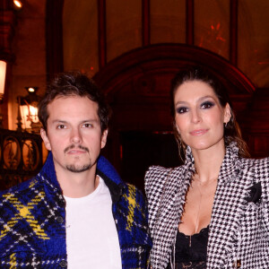 Exclusif - Juan Arbelaez et son ex-femme Laury Thilleman - People au défilé Etam Live Show 2021 à l'Opéra Garnier à Paris le 4 octobre 2021. © Cyril Moreau / Rachid Bellak / Bestimage 