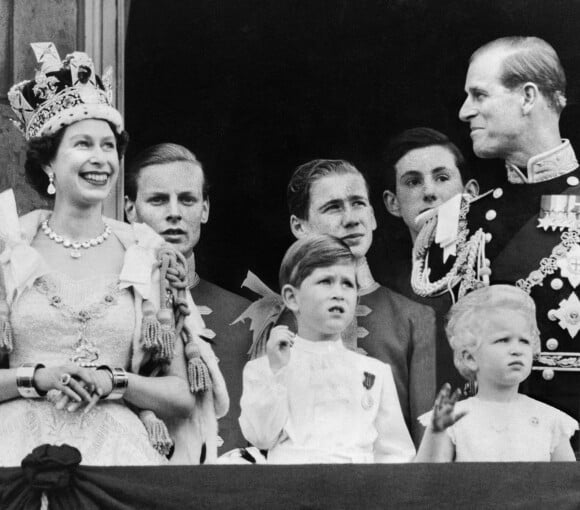 Le prince Philip, duc d'Edimbourg, le jour du couronnement de la reine Elisabeth II d'Angleterre à Londres, le 2 juin 1953