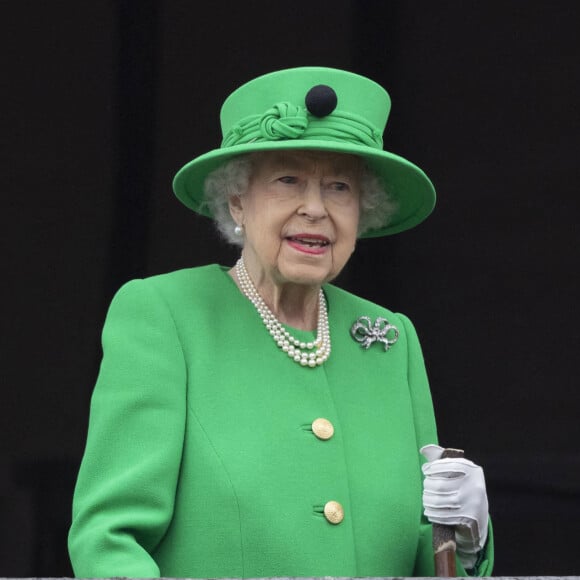 La reine Elisabeth II d'Angleterre - Jubilé de platine de la reine Elisabeth II d'Angleterre à Bukingham Palace à Londres