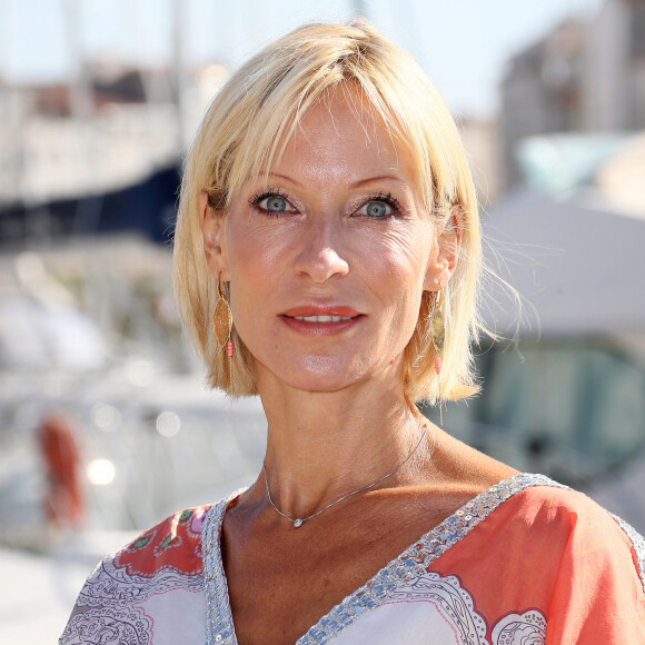 Rebecca Hampton du feuilleton télévisé "Plus belle la vie" au photocall du quatrième jour du festival international du film de La Rochelle, France, le 15 septembre 2018. © Patrick Bernard/Bestimage