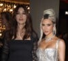 Kim Kardashian et Monica Bellucci à la soirée "Dolce & Gabbana" lors de la Fashion Week de Milan (MLFW)), le 24 septembre 2022. 