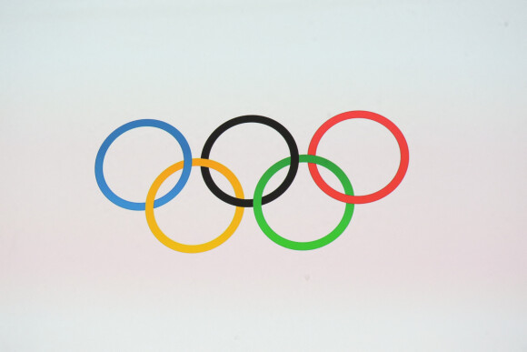 Présentation du logo des Jeux Olympiques et Paralympiques dévoilé au cinéma "Le Grand Rex" à Paris.