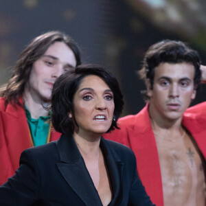 Florence Foresti, maitresse de cérémonie lors de la 45ème cérémonie des César à la salle Pleyel à Paris le 28 février 2020 © Olivier Borde / Dominique Jacovides / Bestimage 