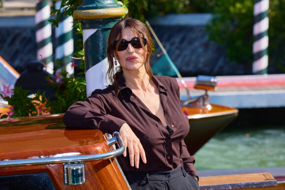 Monica Bellucci au Lido lors du 79ème Festival International du Film de Venise (Mostra), le 9 septembre 2022.  Celebrities at the Lido during the 79th Venice International Film Festival (Mostra), September 9th, 2022.