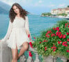 Deva Cassel, la fille de l'acteur Vincent Cassel et de l'actrice Monica Bellucci, dans la campagne du nouveau parfum de Dolce & Gabbana "Dolce Rose perfume" à l'hôtel Bellagio sur le lac de Côme