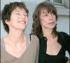 Jane Birkin, co-égérie de la saison avec sa fille Kate Barry, photographe - Soirée de lancement des collections hiver 2007 de La Redoute à Paris.