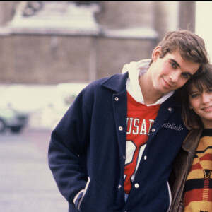 Archives - Pierre Cosso et Sophie Marceau - Rendez-vous dans Paris en 1982.