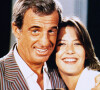 Archives - Sophie Marceau et Jean-Paul Belmondo sur le tournage du film "Joyeuses Pâques". 1984.