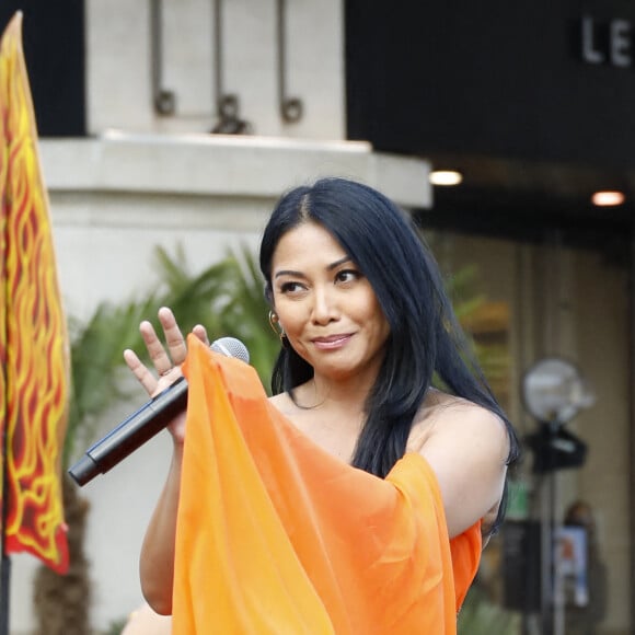 Anggun - Inauguration de l'expostion "Indonésie : de Java à Bali" au BHV / Marais à Paris le 8 juin 2022. © Marc Ausset-Lacroix/Bestimage