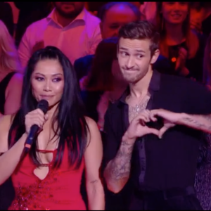 Anggun et Adrien Caby dans "Danse avec les stars".