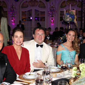 Exclusif - Samir et Paula Traboulsi, Mr et Mme Ghirelli, le prince Albert II de Monaco - Soirée "Dreaming in Azur" organisée par Mr et Mme Ghirelli de la "Venetian Arts Foundation" au profit de la fondation Prince Albert II de Monaco à l'hôtel Hermitage de Monte-Carlo à Monaco le 1er octobre 2022. © Claudia Albuquerque/Bestimage 