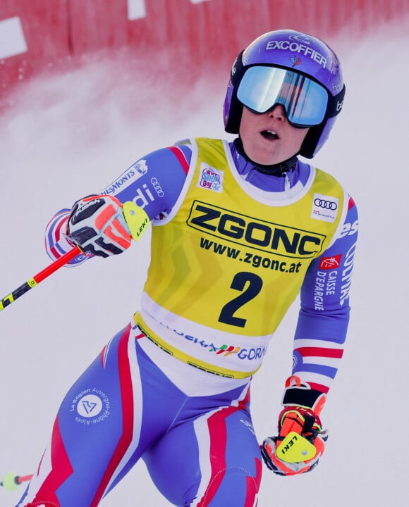 Tessa Worley (FRA) lors de la FIS Coupe du monde slalom géant dame à Kranjska Gora, Slovénie, le 8 janvier 2022. © GEPA/Panoramic/Bestimage
