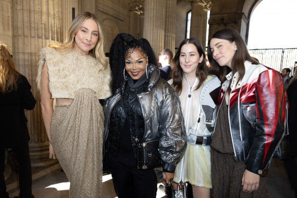 Este Haim and Alana Haim attending the Louis Vuitton Womenswear