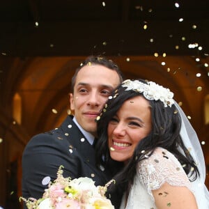 Exclusif - Mariage religieux d'Alizée et Grégoire Lyonnet en l'église de Villanova. Le 18 juin 2016. © Olivier Huitel - Olivier Sanchez / Bestimage - Crystal