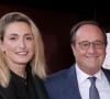 Exclusif - François Hollande et sa femme Julie Gayet - Cocktail pour l'inauguration de la Brasserie " Madame Brasserie " au 1er étage de La Tour Eiffel à Paris. Le 22 Septembre 2022.