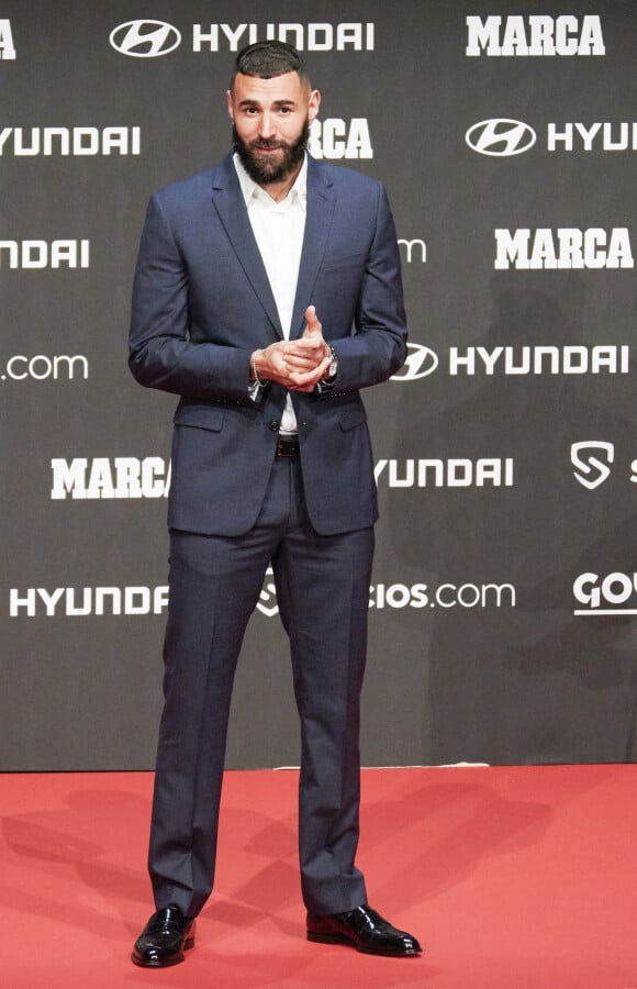 Karim Benzema - - Remise des prix Marca magazine soccer awards 2022 au théâtre Goya à Madrid 28 septembre 2022.
