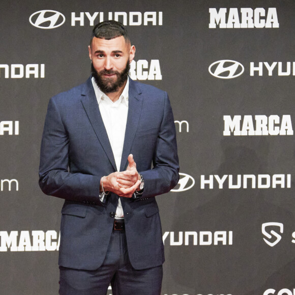 Karim Benzema - - Remise des prix Marca magazine soccer awards 2022 au théâtre Goya à Madrid 28 septembre 2022.