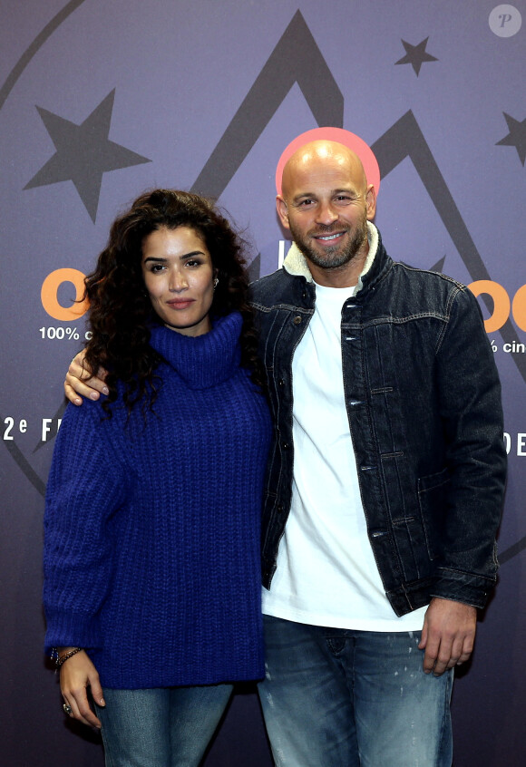 Sabrina Ouazani et son compagnon Franck Gastambide - 22ème Festival International du Film de Comédie de l'Alpe d'Huez le 16 janvier 2019. © Dominique Jacovides/Bestimage