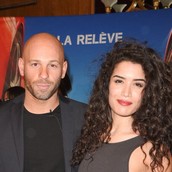 Franck Gastambide et Sabrina Ouazani - Avant-première du film "Taxi 5" au cinéma le Grand Rex à Paris, France, le 8 avril 2018. © Coadic Guirec/Bestimage