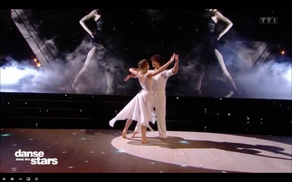 Carla Lazzari et Pierre Mauduy dans "Danse avec les stars".