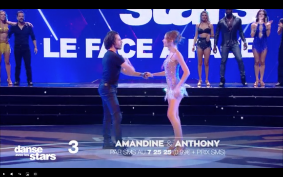 Amandine Petit et Anthony Colette dans "Danse avec les stars".