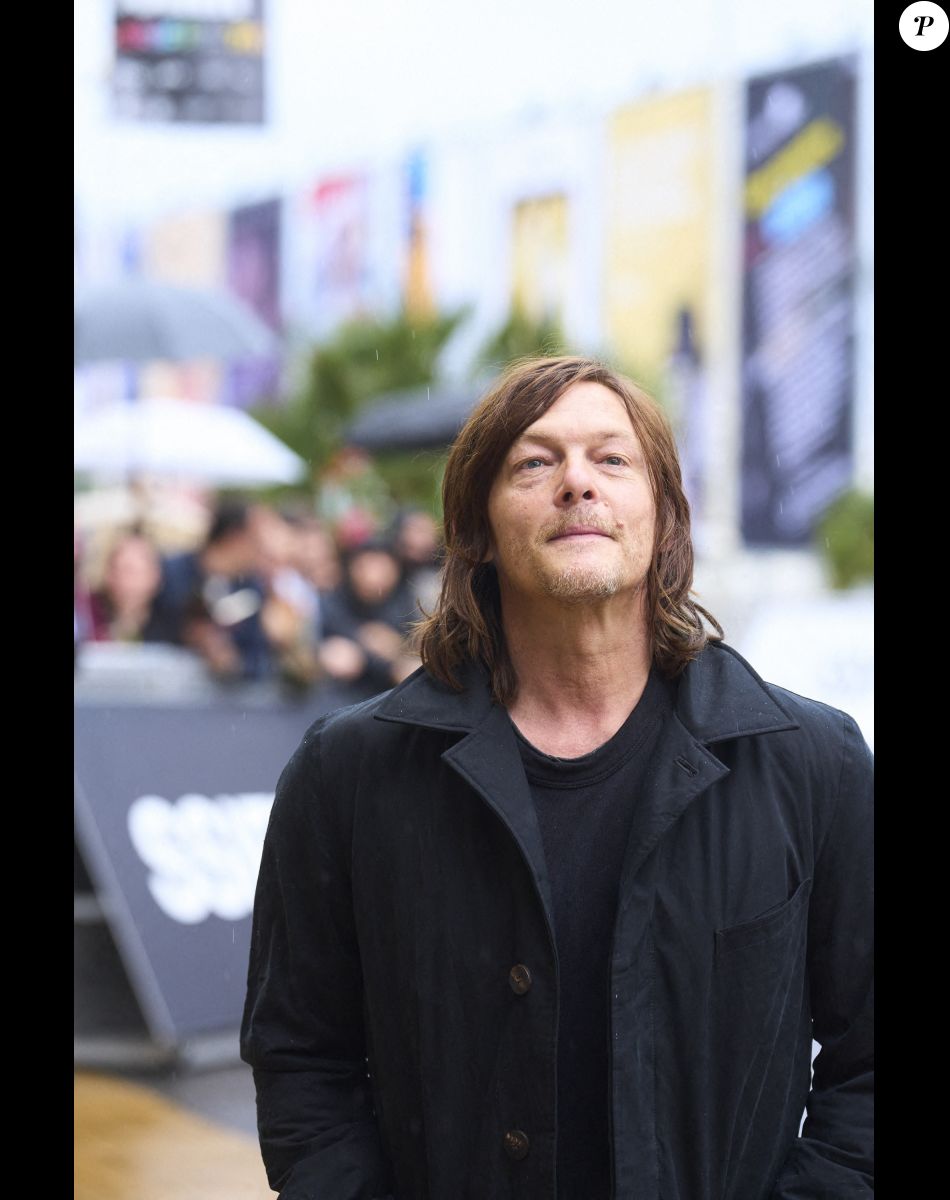 Norman Reedus arrive à l'hôtel "Marie Cristina" lors du 70e Festival du Film de Saint-Sébastien, le 24 septembre 2022. © Future-Image via Zuma Press/Bestimage