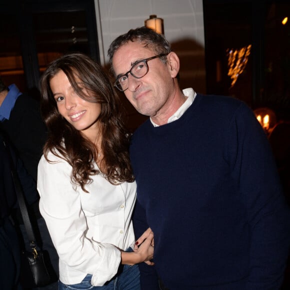 Christophe Dechavanne et sa fille Ninon à l'after-party du film "Holy Lands" au restaurant le Beefbar (Rue Marbeuf dans le 8ème arrondissement) à Paris, France, le 4 décembre 2018. © Rachid Bellak/Bestimage 