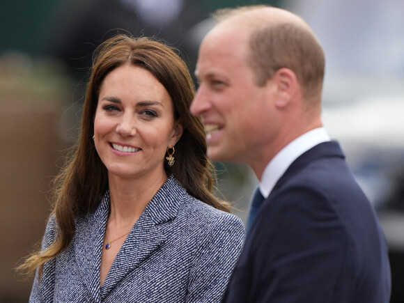 Le prince William et Catherine Kate Middleton assistent à l'ouverture officielle du mémorial Glade of Light à Mancheste