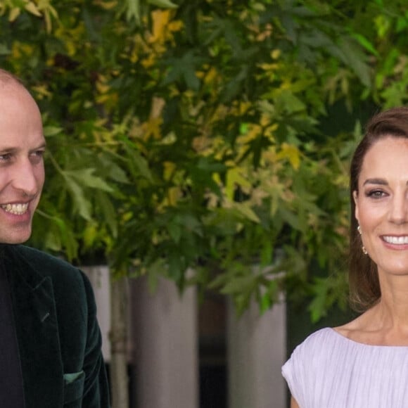 Le prince William, duc de Cambridge et Catherine (Kate) Middleton, duchesse de Cambridge - Première cérémonie de remise des prix Earthshot au Palace Alexandra à Londres le 17 octobre 2021.