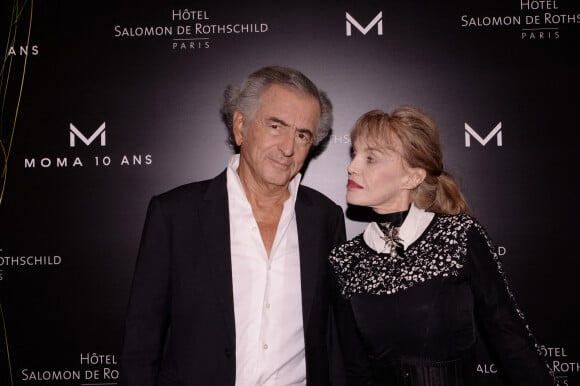 Exclusif - Bernard-Henri Lévy (BHL) et sa femme Arielle Dombasle - Moma Group fête son 10ème anniversaire à l'hôtel Salomon de Rothschild à Paris le 5 septembre 2022. © Rachid Bellak/Bestimage