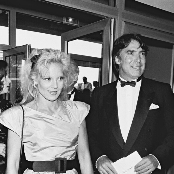 Sylvie Vartan et Tony Scotti en 1985 au festival de Cannes