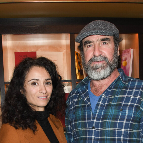 Exclusif - Rachida Brakni et Eric Cantona lors d'une conférence de presse de la série (France 3) "Le voyageur: La permission de minuit" au restaurant Les Editeurs à Paris, France, le 25 février 2020. La série sera diffusée sur France 3 le mardi 17 mars 2020. © Coadic Guirec/bestimage