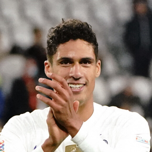 Raphael Varane (France) - Match de football en ligue des Nations : La France bat la Belgique 3-2 au Juventus Stadium à Turin le 7 octobre 2021. © Norbert Scanella / Panoramic / Bestimage