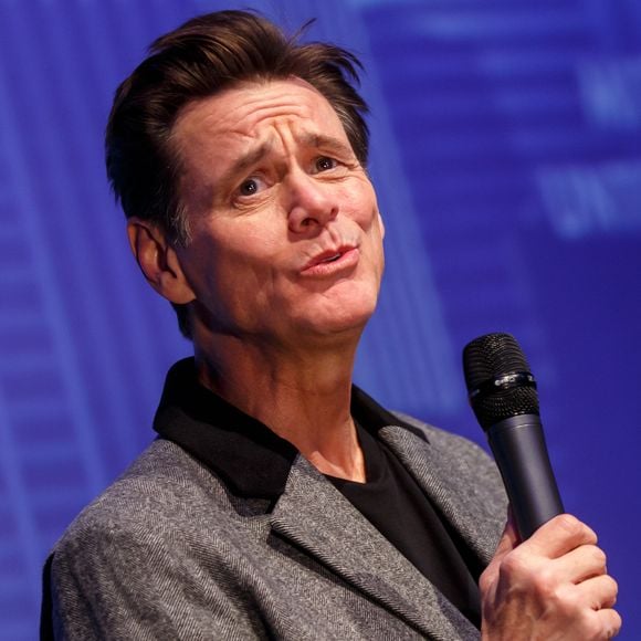 Jim Carrey à la première du film "Sonic, le film" (Sonic the Hedgehog) à Berlin le 28 janvier 2020.