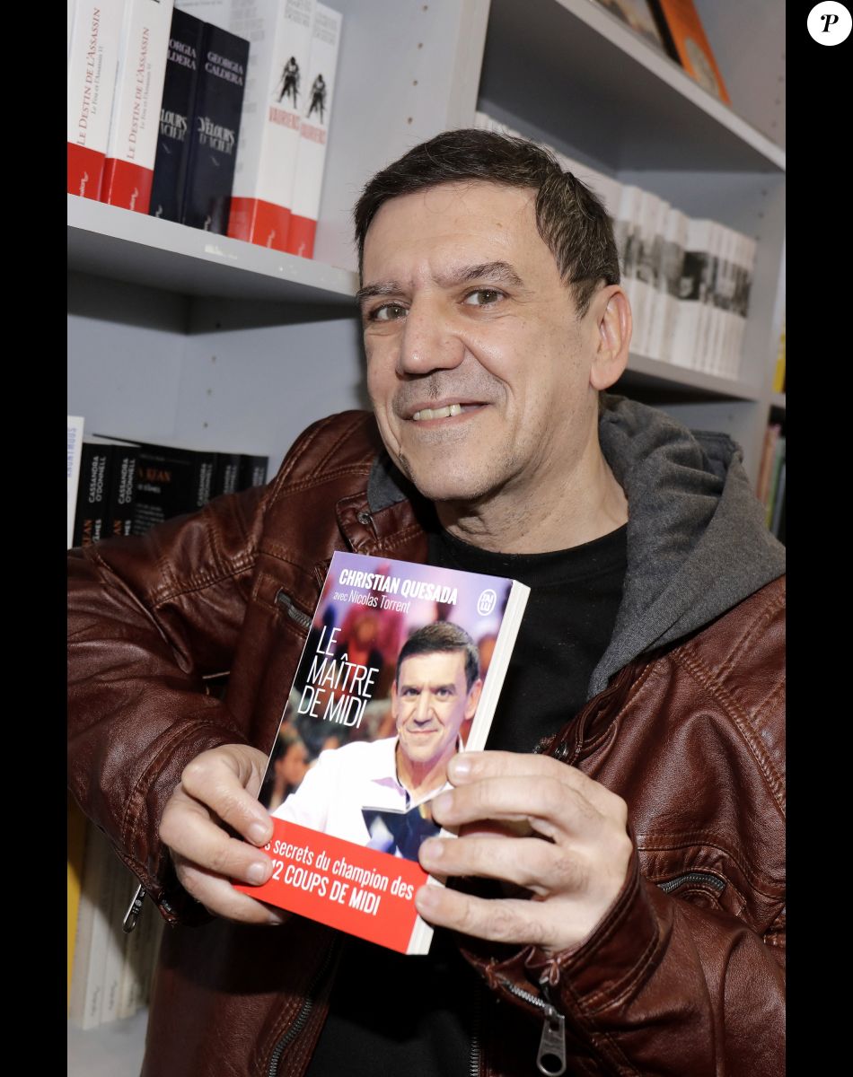 Christian Quesada - Salon du livre de Paris le 16 mars 2019. © Cédric Perrin/Bestimage