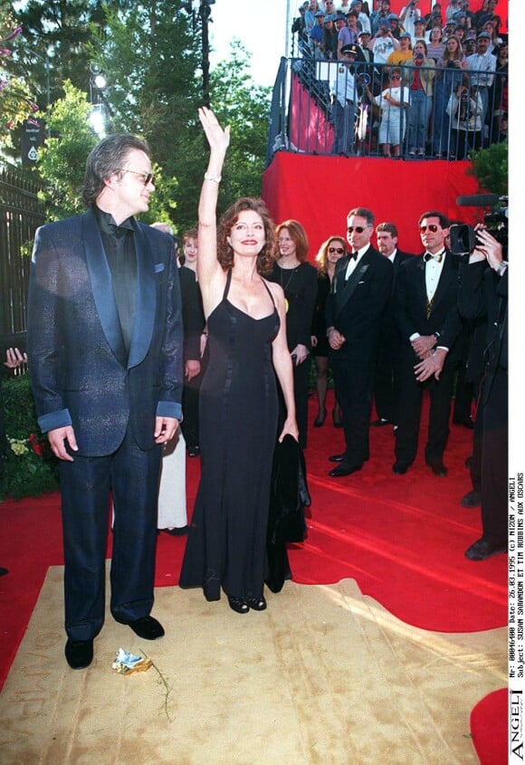 Archives : Susan Sarandon et Tim Robbins aux Oscars 1995.