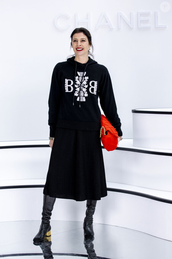 Marie-Agnès Gillot - Photocall - Défilé Chanel collection prêt-à-porter Automne/Hiver 2020-2021 lors de la Fashion Week à Paris, le 3 mars 2020. © Olivier Borde/Bestimage 