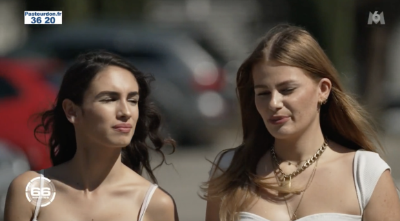 Ilona et Maeva, influenceuses de TikTok passées dans le reportage de "66 Minutes" (M6) à propos du maquillage low cost.