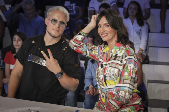 Exclusif - Guillaume Genton, Géraldine Maillet sur le plateau de l'émission TPMP (Touche Pas à Mon Poste) présentée en direct par C.Hanouna et diffusée sur C8 à Paris le 31 août 2022 - © Jack Tribeca / Bestimage